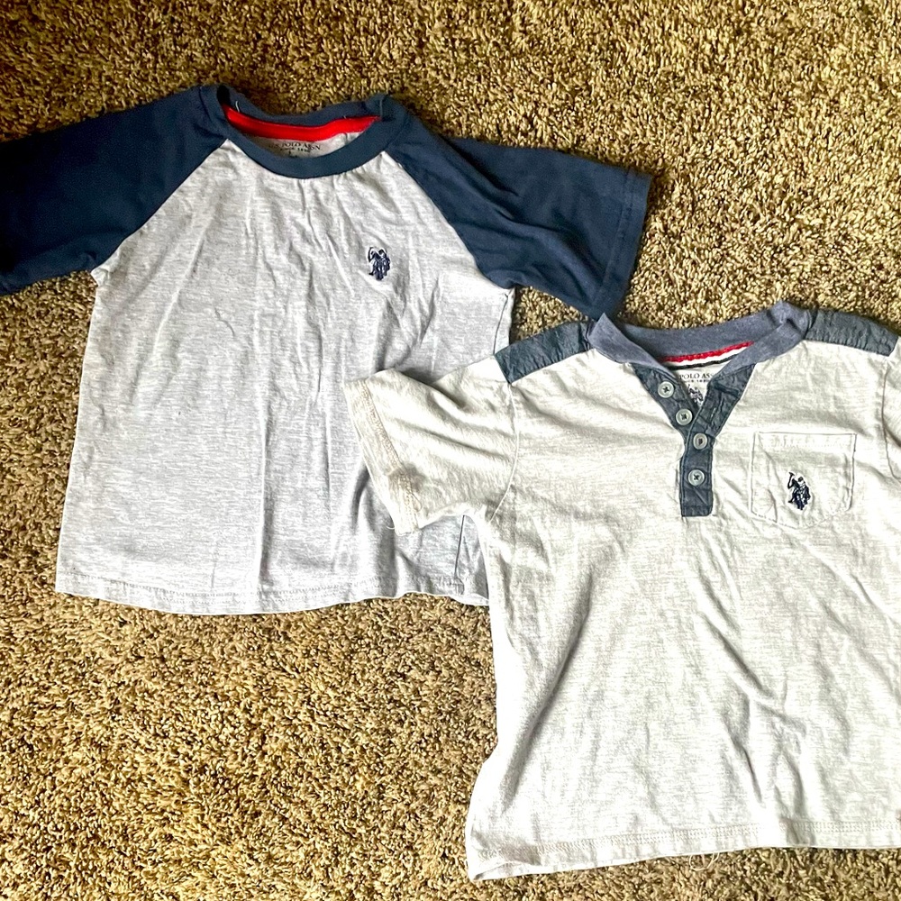 EUC Ralph Lauren 4T 2 Short Sleeve Shirts
